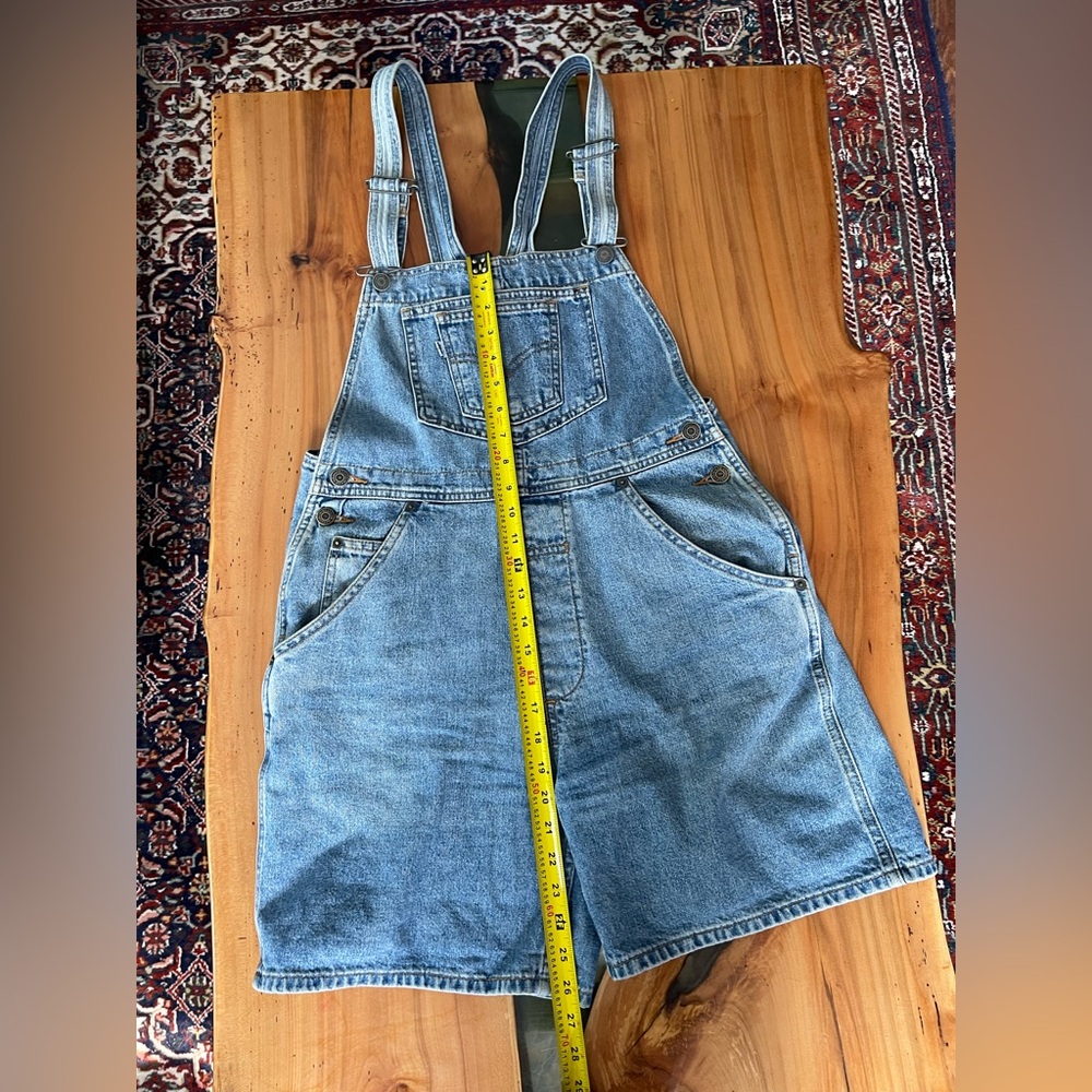 Vintage Levi's Denim Shortalls - Picture 10 of 12